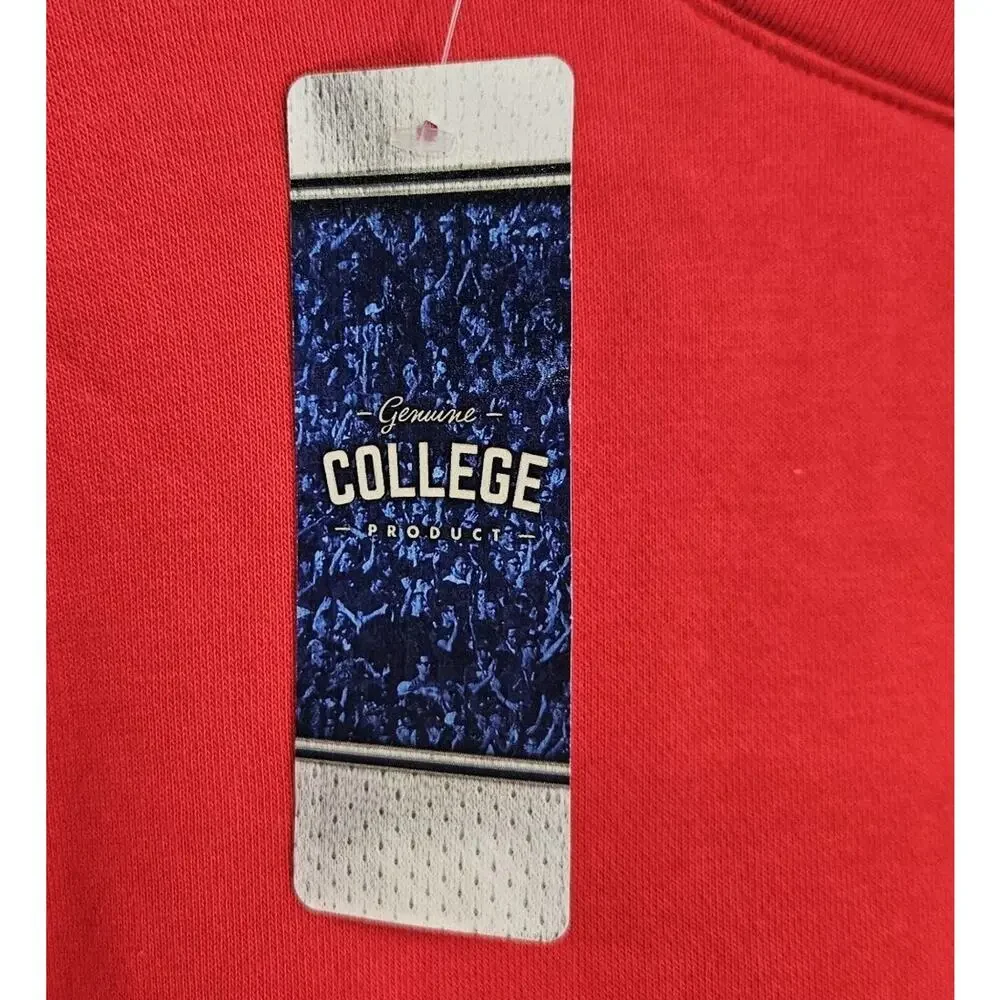 Wisconsin Badgers Box Seat Clothing Co Red Pullover Sweatshirt Size Large NWT